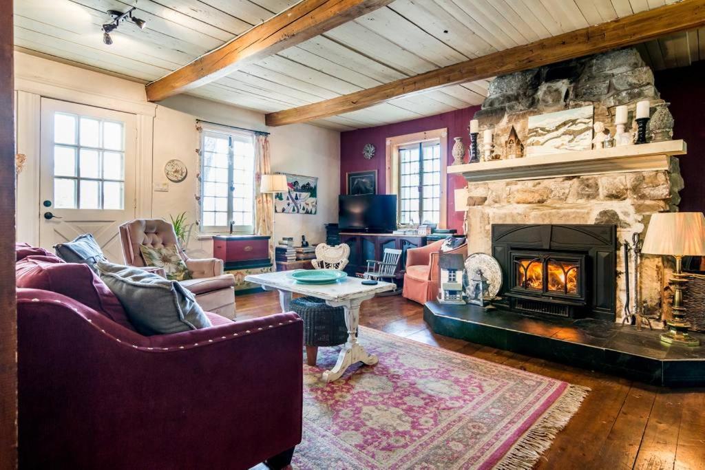 La Maison Ancestrale Guerard Saint-Laurent-de-l'ile d'Orleans Exteriér fotografie